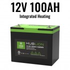 Lithium 12V Battery 100A Self Heating Blue Tooth